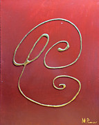 Ponsisme. Понсизм-103 (Портрет Души галактуса Бурито)(Мексиканские золотоглиняные) 30х40 см,  холст, сусальное золото( Златовест), глина болюс армянская, 11.05.25