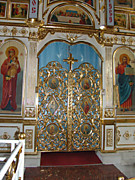 Реставрационные работы по золочению художественного резного убранства иконостаса Собора Успения Божией Матери в г. Атырау (Казахстан). 2011 г. 