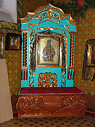 Реставрационные работы по золочению художественного резного убранства иконостаса Храма Христа Спасителя в г. Уральск (Казахстан). 2009 г.