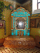 Реставрационные работы по золочению художественного резного убранства иконостаса Храма Христа Спасителя в г. Уральск (Казахстан). 2009 г.