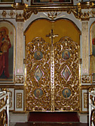 Реставрационные работы по золочению художественного резного убранства иконостаса Собора Успения Божией Матери в г. Атырау (Казахстан). 2011 г.