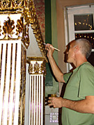 Реставрационные работы по золочению художественного резного убранства иконостаса Собора Успения Божией Матери в г. Атырау (Казахстан). 2011 г.